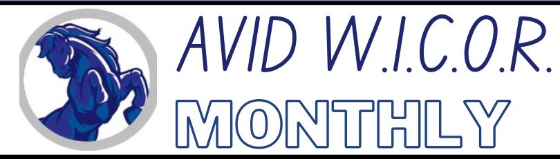 Click here to read the AVID Monthly Articles 